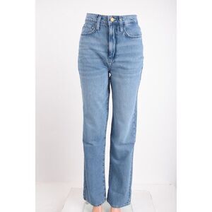 Triarchy Womens Ms Triarchy Jeans Sz 25 Straight Leg Medium Indigo High Rise New